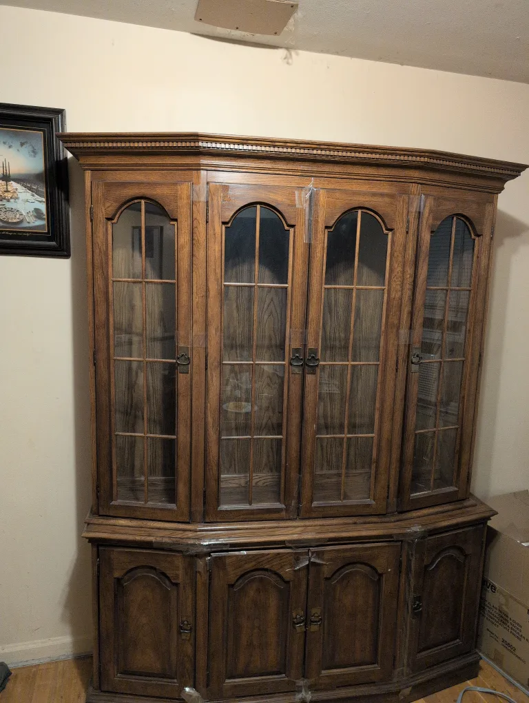 Wooden China Cabinet image indicator(3)