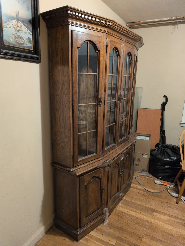 Wooden China Cabinet image indicator(5)