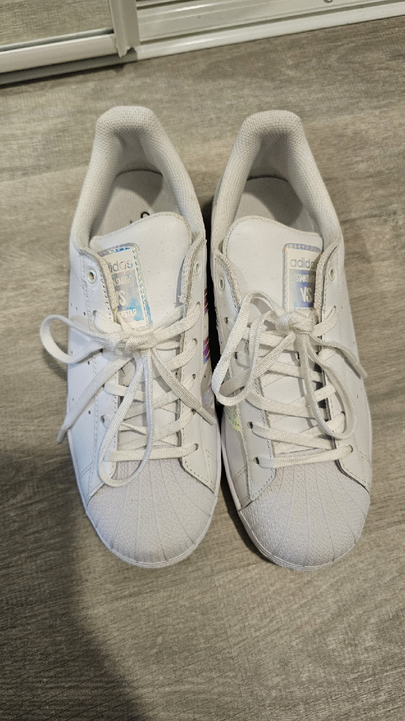 Adidas Superstar Stan Smith White Shoes Size 6.5 US
