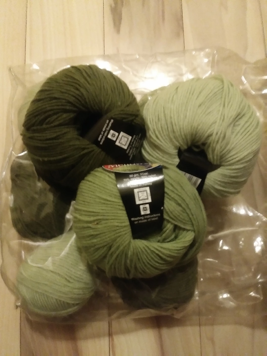 Yarn - Green tones 3 each color
