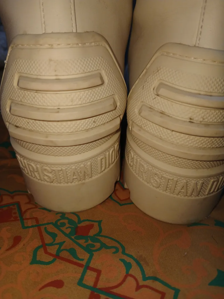 Christian Dior White Boots Size 40 image indicator(5)