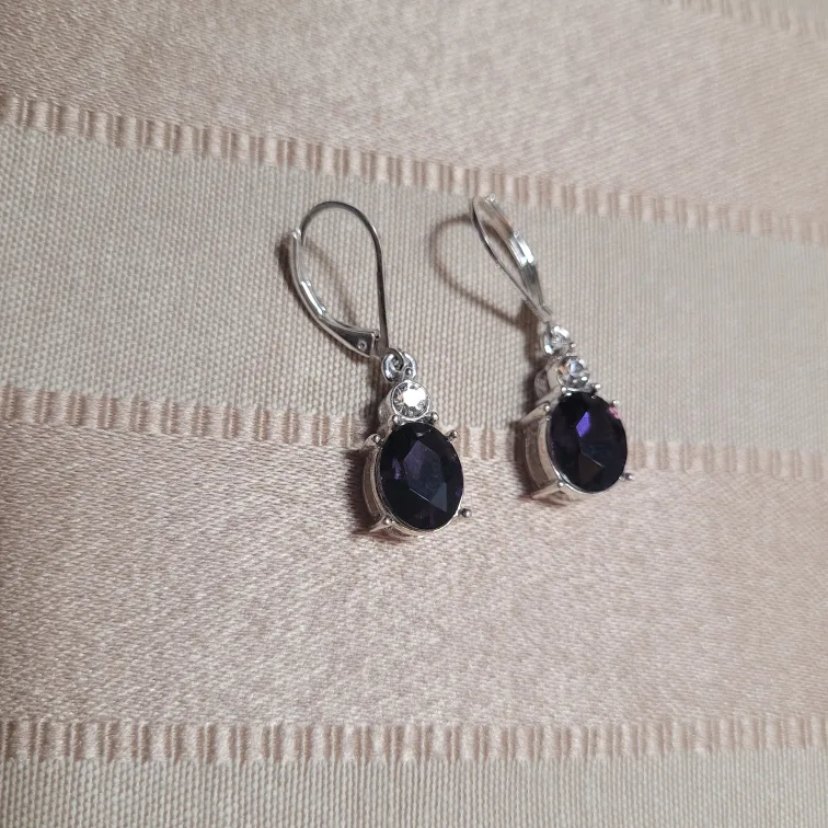 Amethyst Fashion Earrings Brand New Condition image indicator(2)