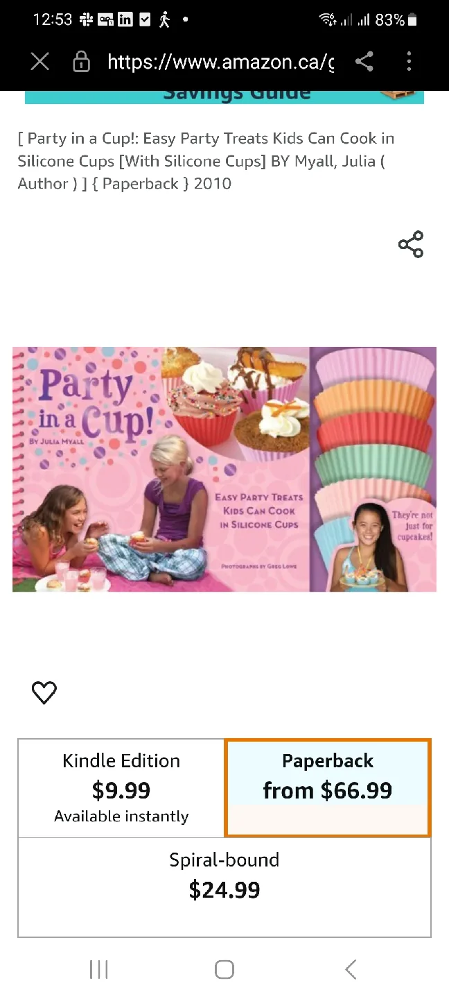 Party in a Cup! Cookbook