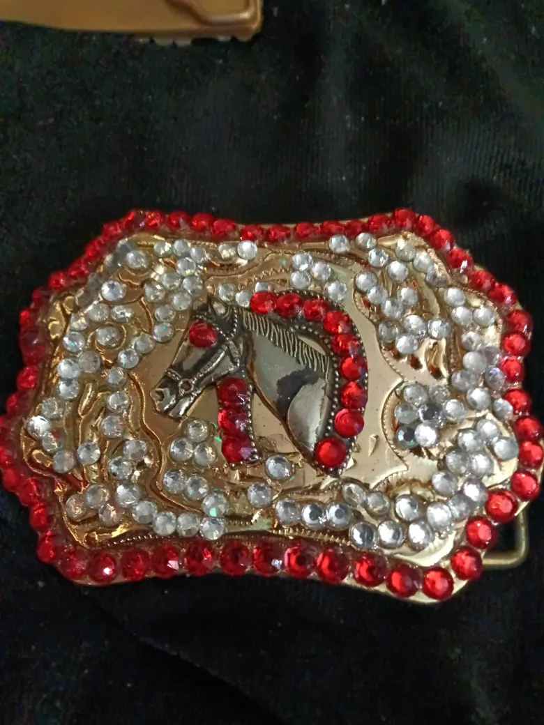 Vintage Ford Tractor & Horse Belt Buckles image indicator(4)