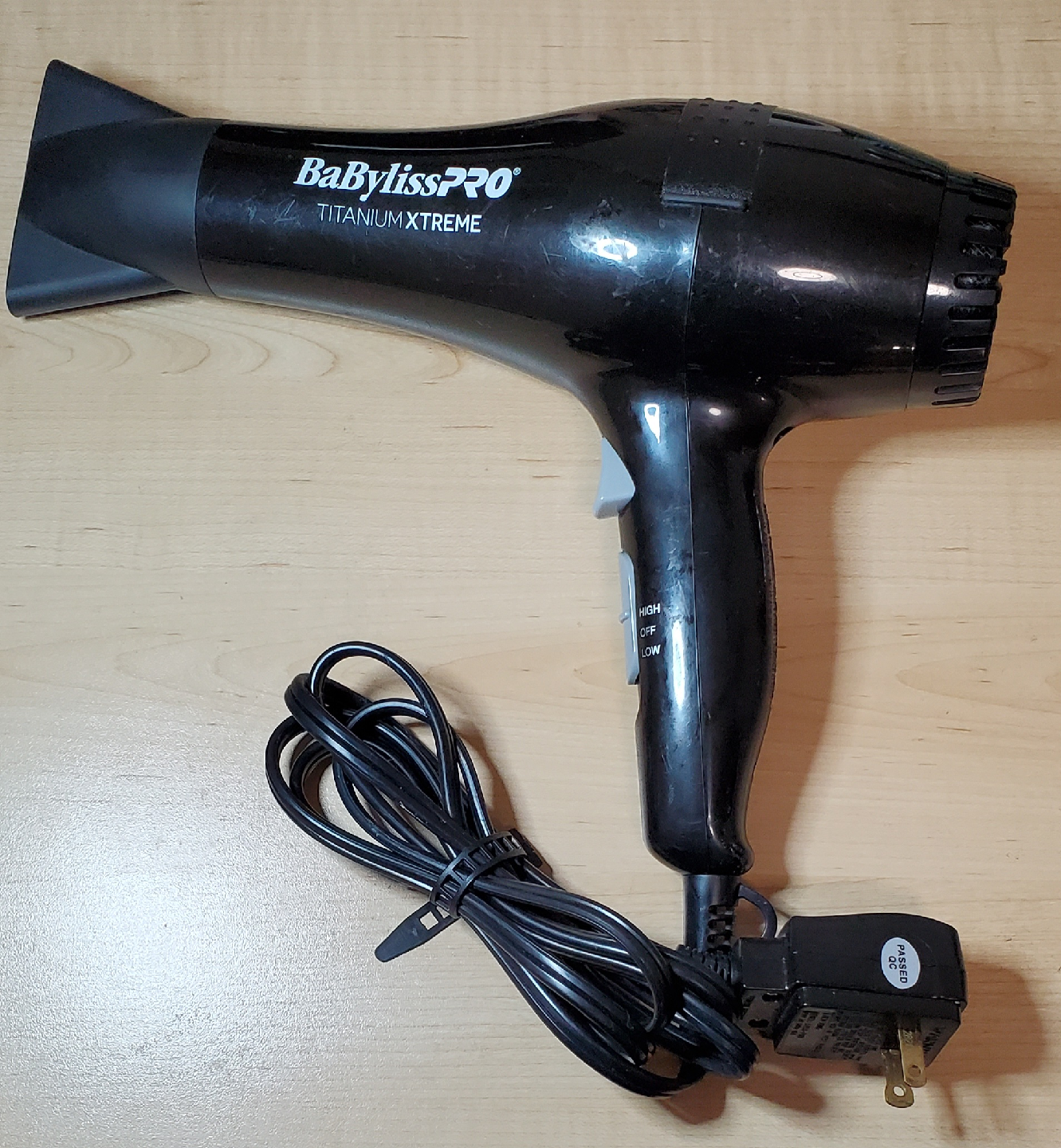 BaBylissPRO Titanium Xtreme Hair Dryer - Black
