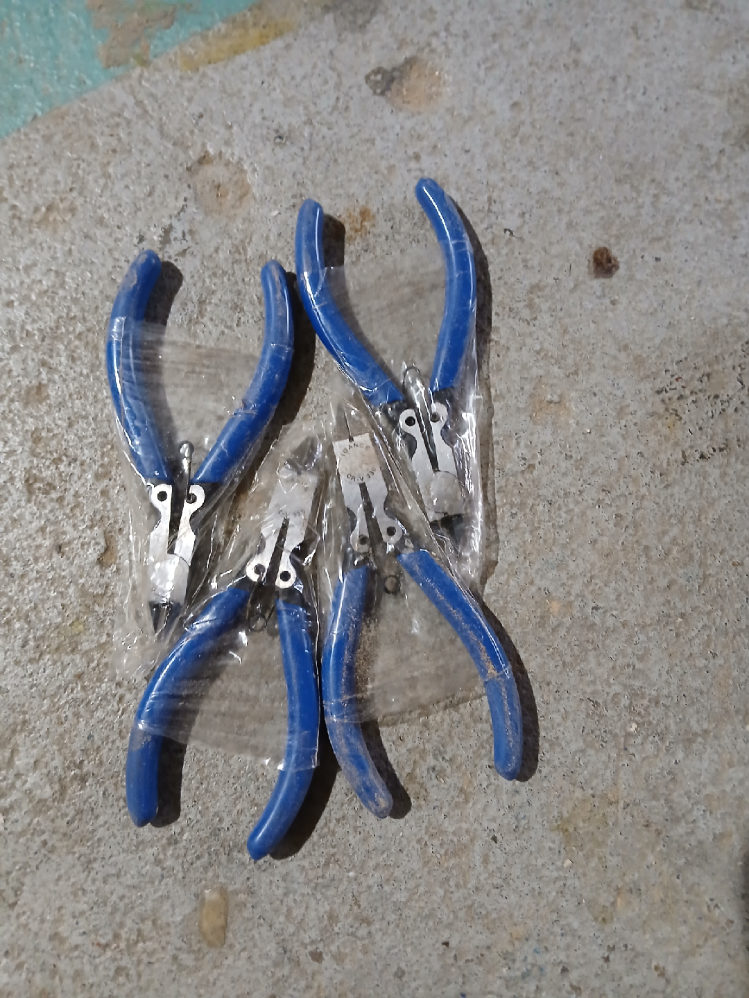 New Blue Handle Pliers Set