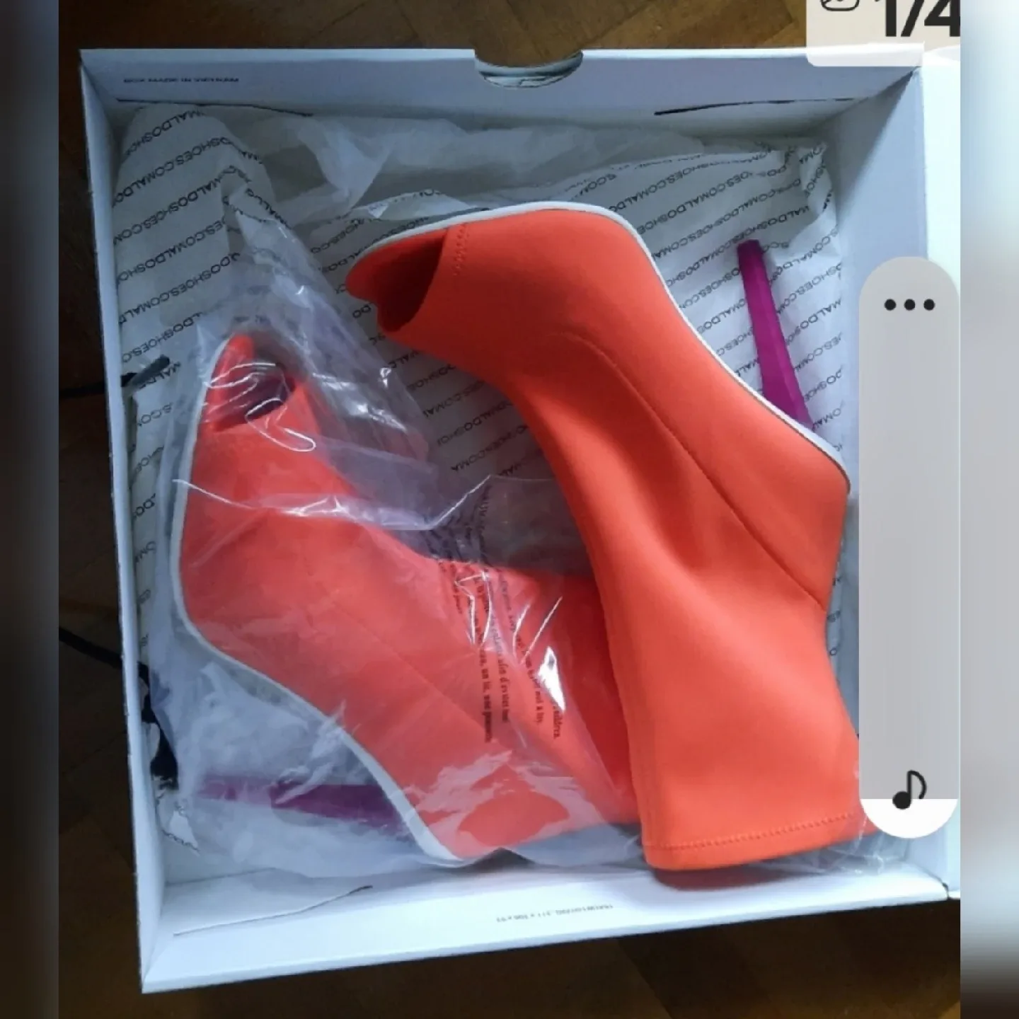 Aldo Orange Heels Size 7