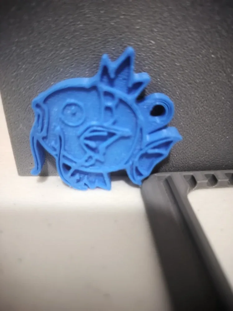 Blue Magikarp keychain