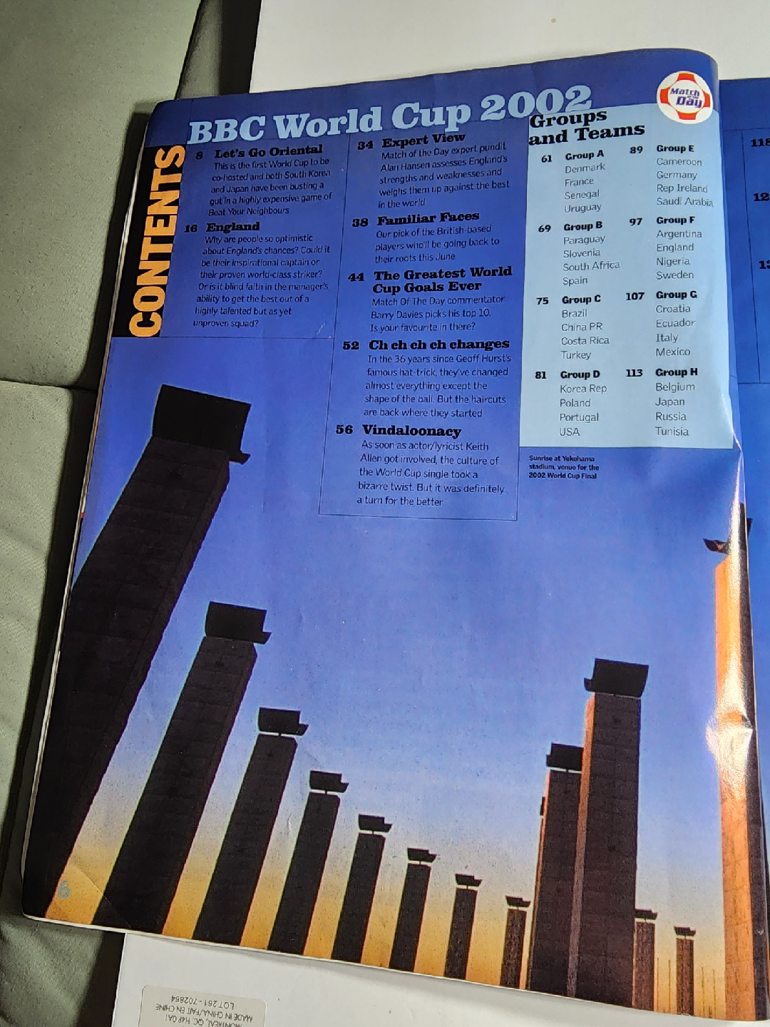 BBC World Cup 2002 Magazine - photo 4