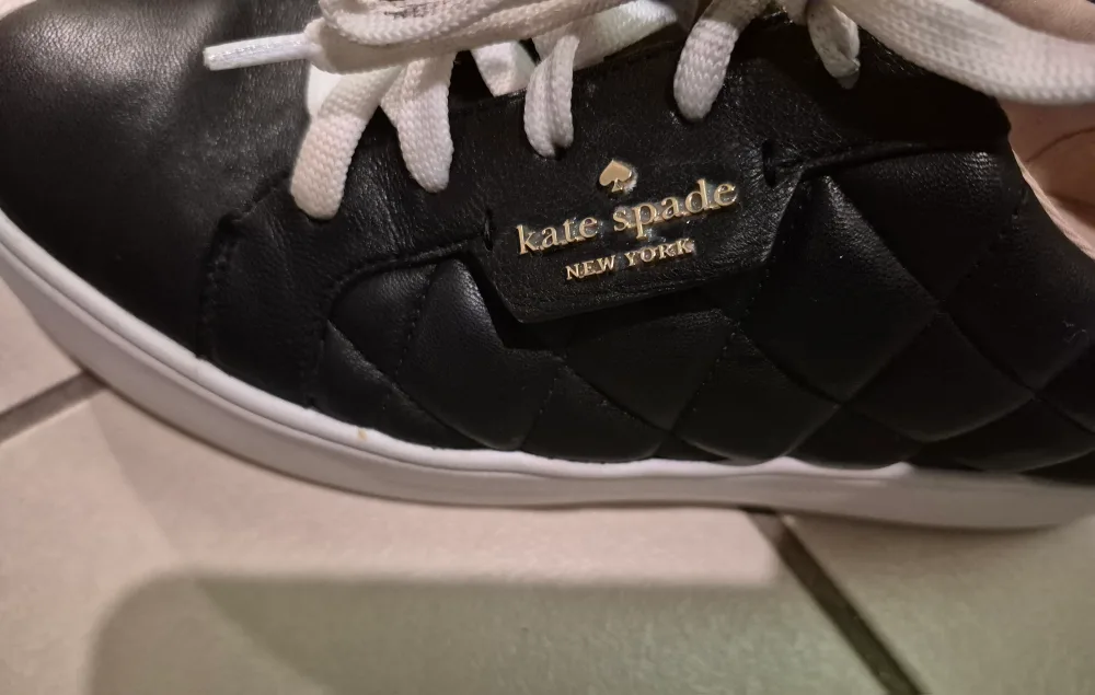 Kate Spade  Black  quilted  sneakers image indicator(2)