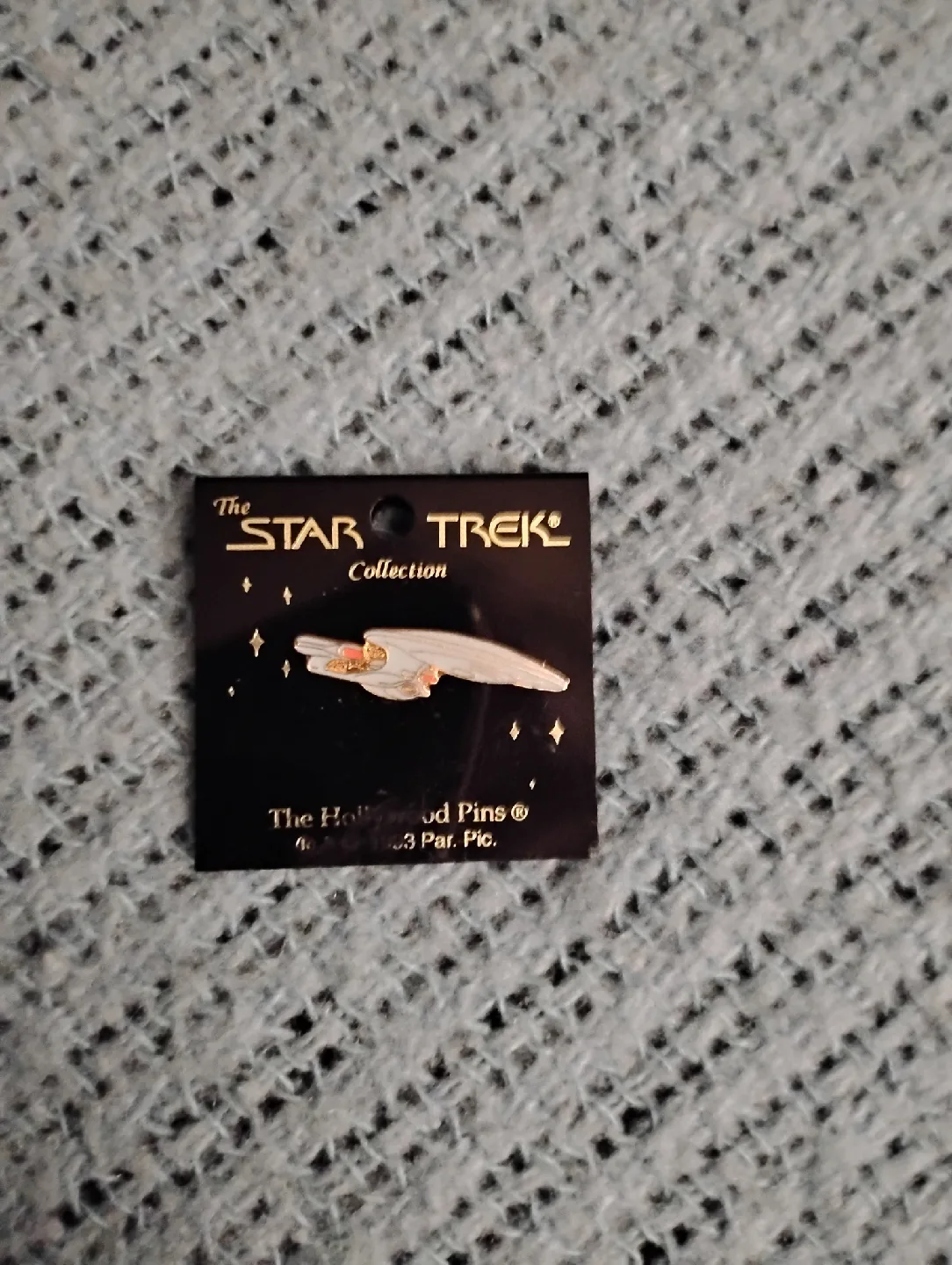VINTAGE! NEW STAR TREK PIN, ENTERPRISE D thumbnail