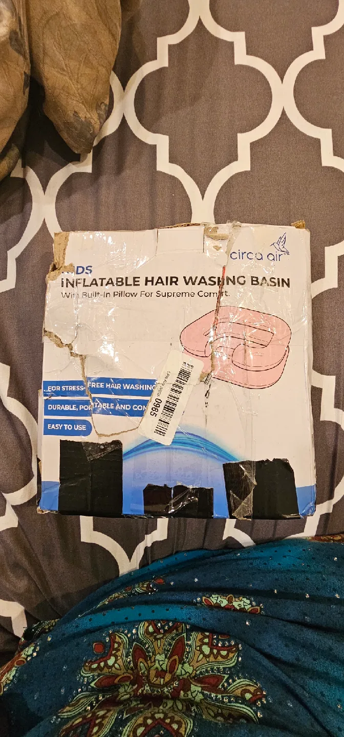 Circa Air Inflatable Hair Washing Basin - Pink