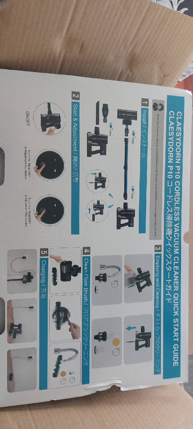 New ClaesyDorn P10 Cordless Vacuum Cleaner - photo 2
