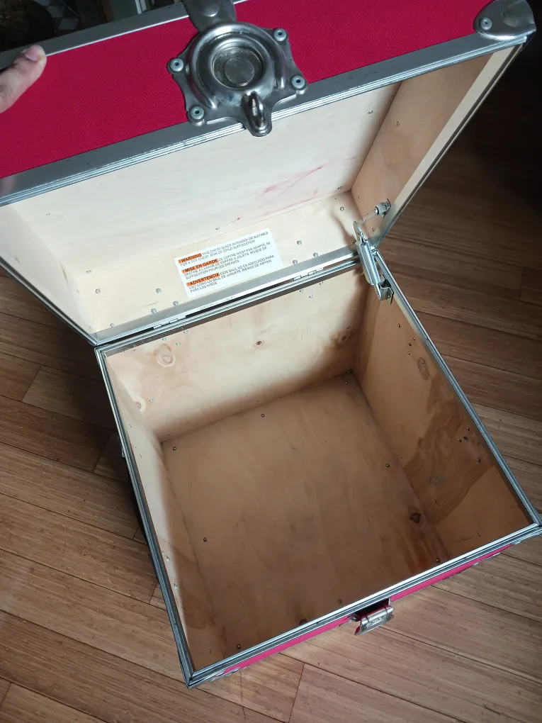 Large Red Rhino Storage Trunk – Heavy-Duty Cube | Made in USA image indicator(4)