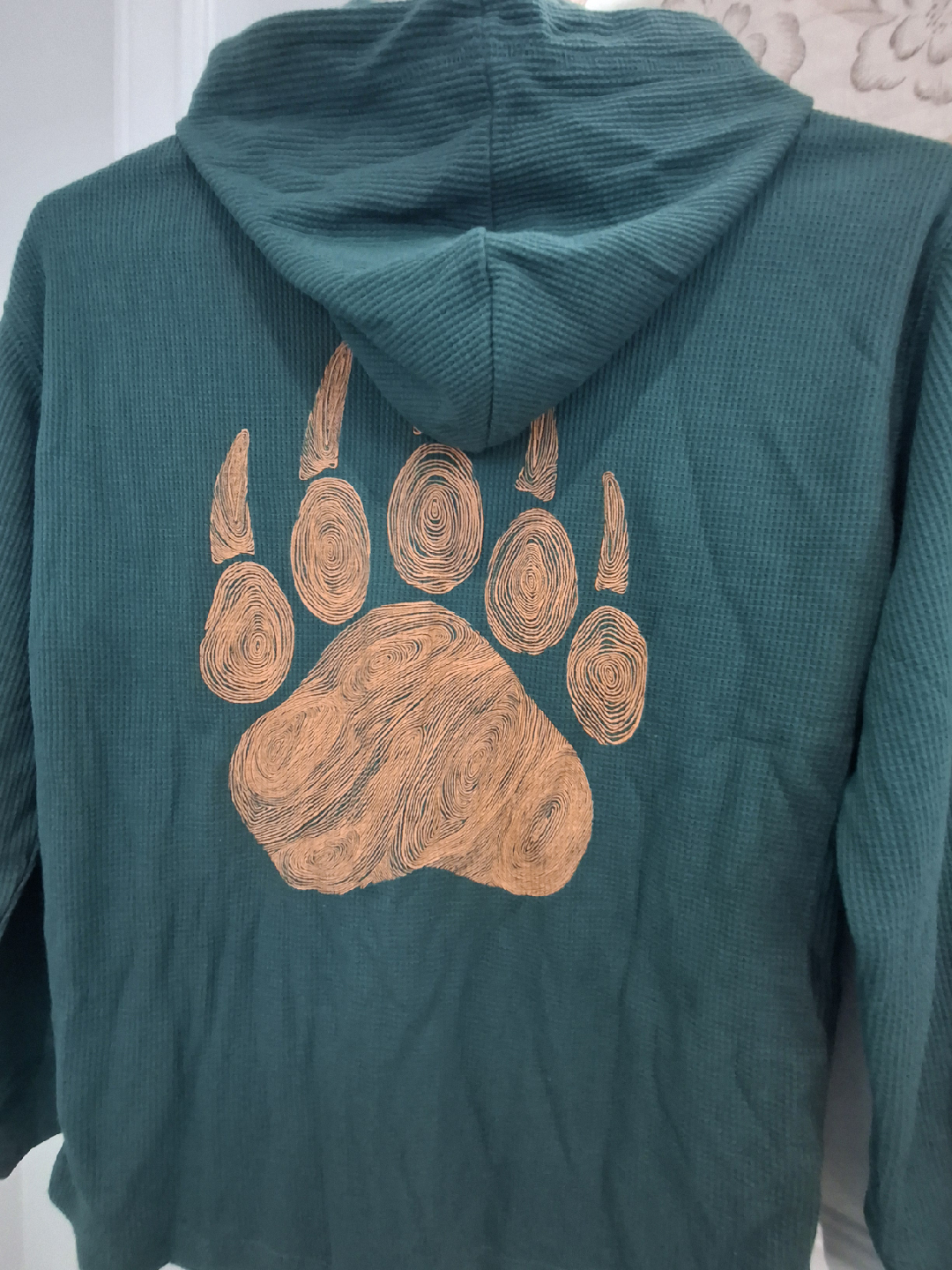 Old Navy Green Explore Hoodie - Size L (10-12) - photo 3