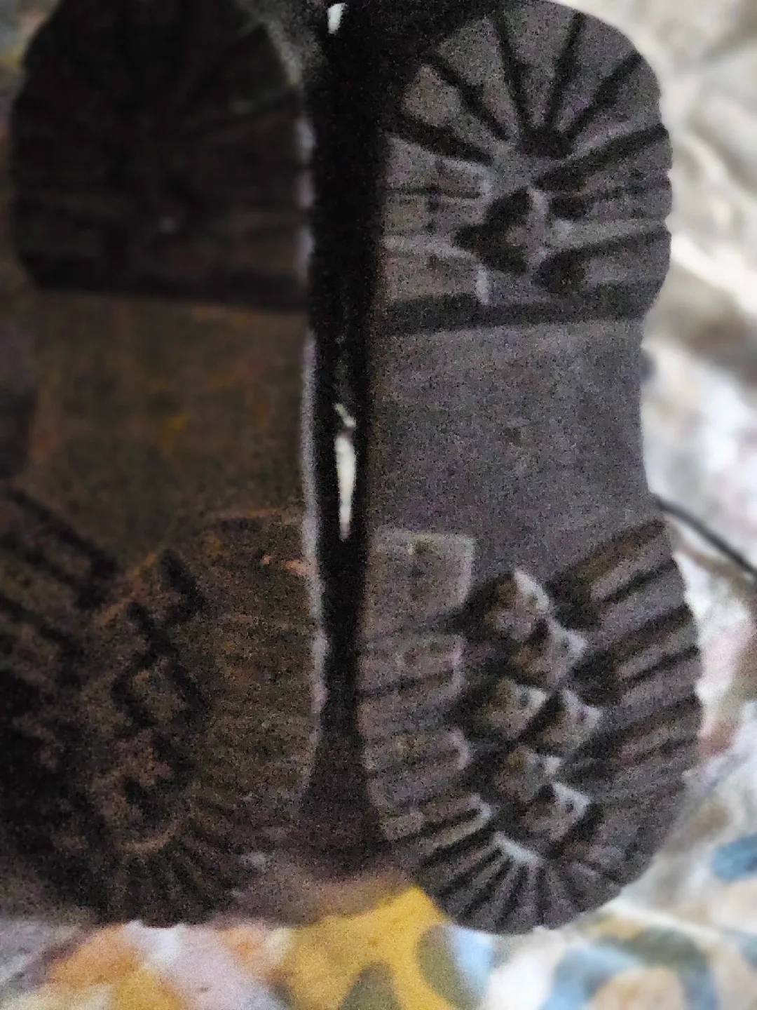 Black Platform Boots with Heart Detail image indicator(6)