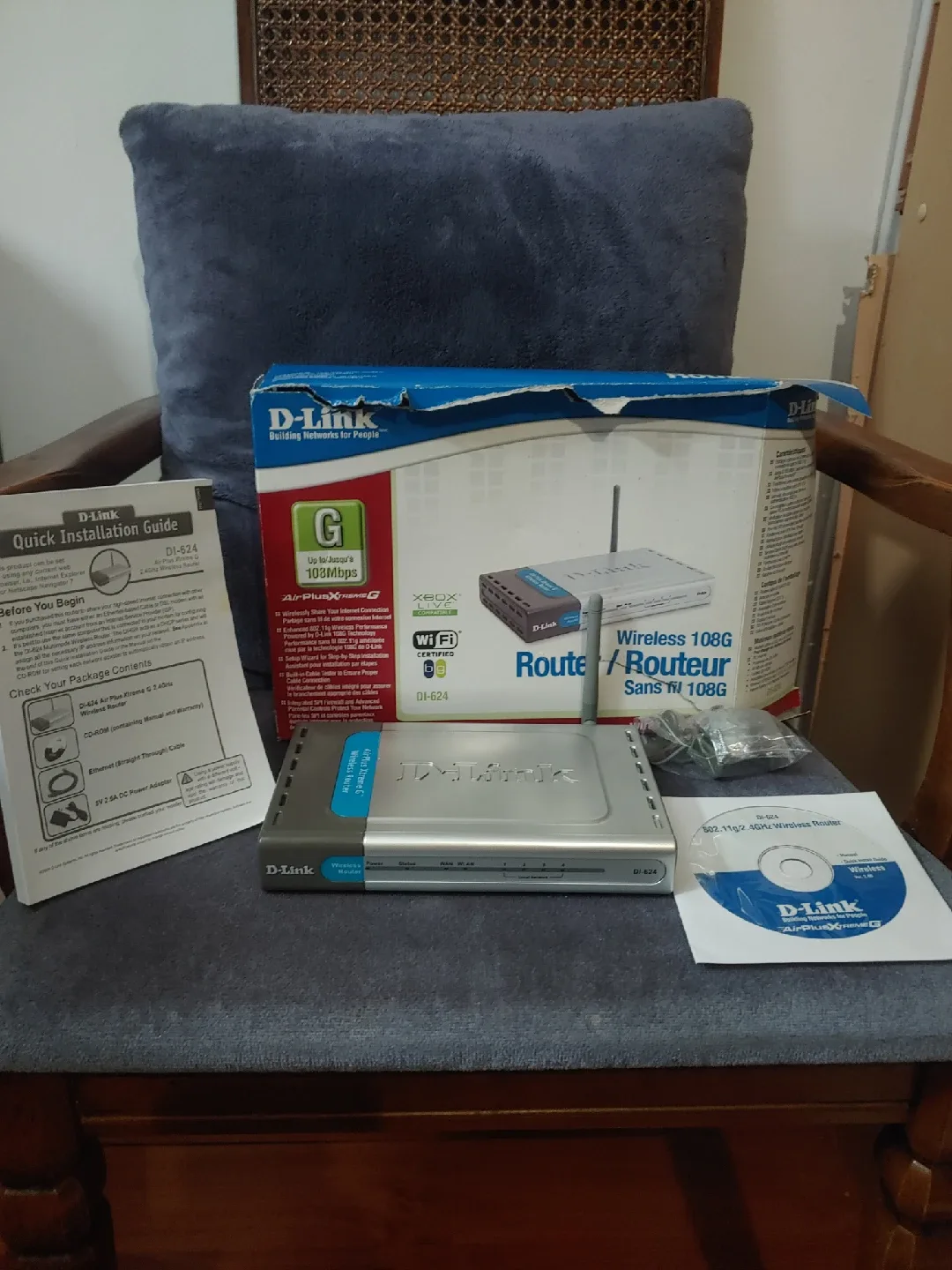 D-Link DI-624 Wireless 108G Router thumbnail