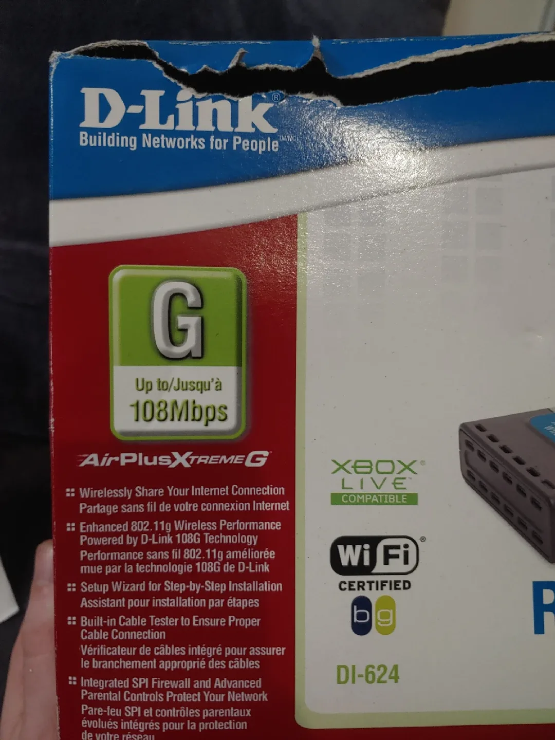 D-Link DI-624 Wireless 108G Router image indicator(3)