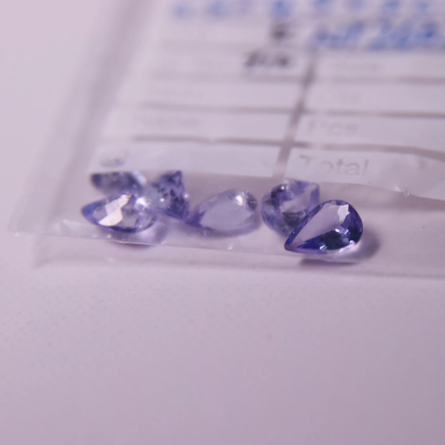 3.19 ct Natural Tanzanite - 6 Gemstones w/ Appraisal ($2,550.00) - photo 3