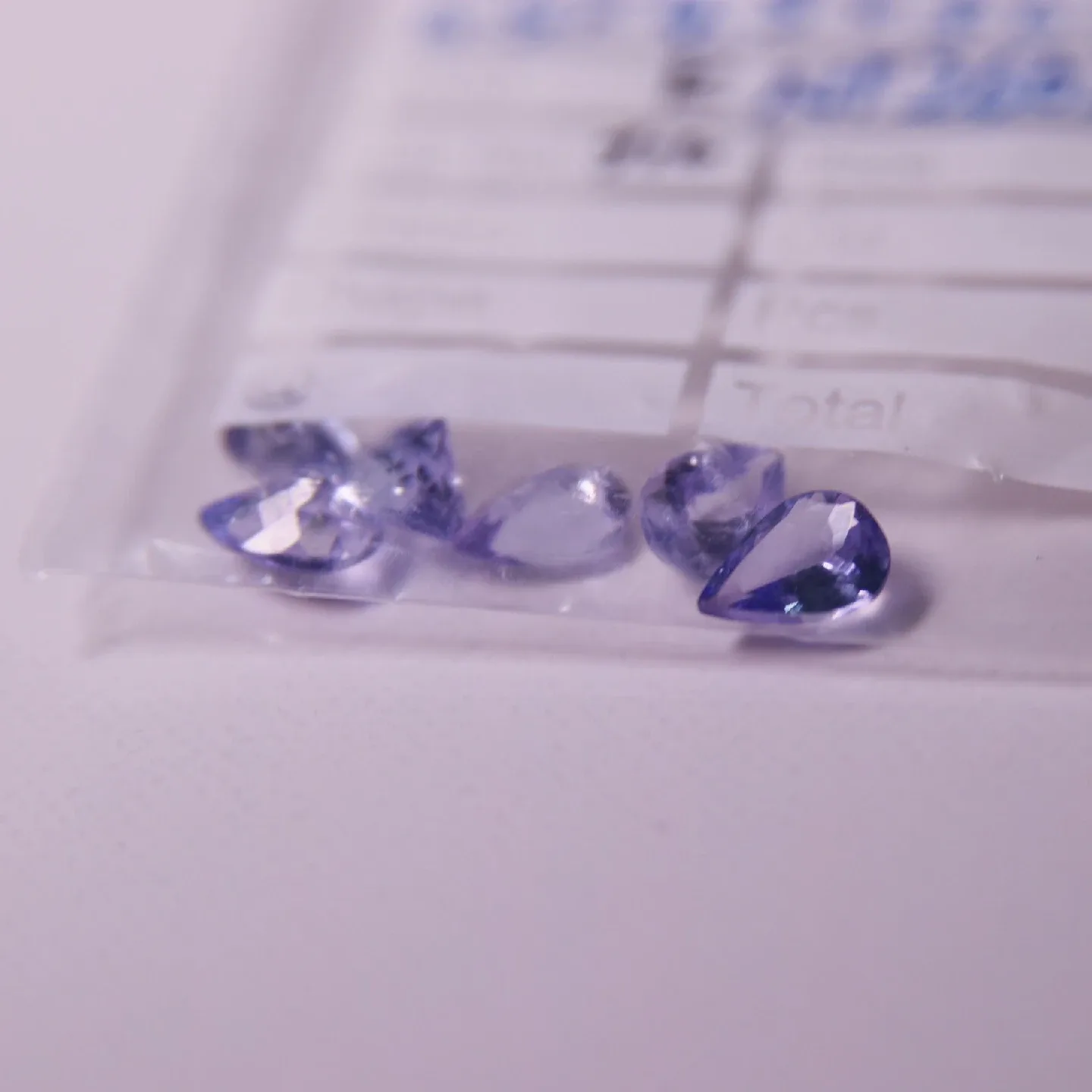 3.19 ct Natural Tanzanite - 6 Gemstones w/ Appraisal ($2,550.00) image indicator(3)