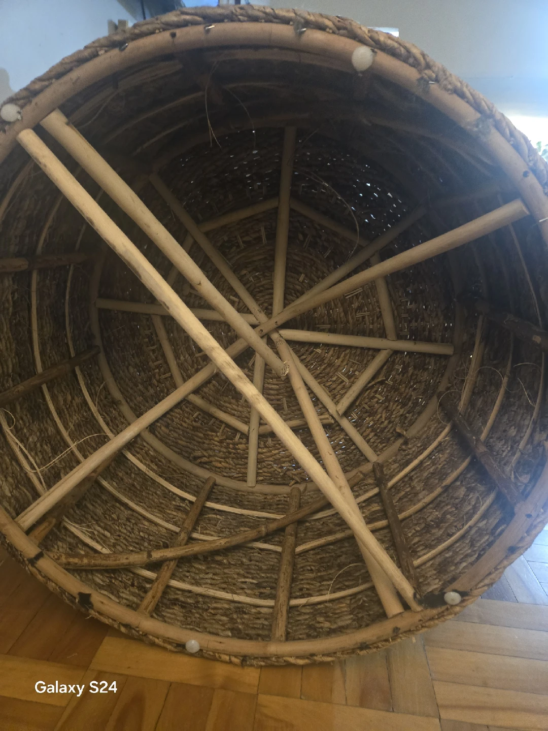 Woven Round Ottoman Footstool - photo 4