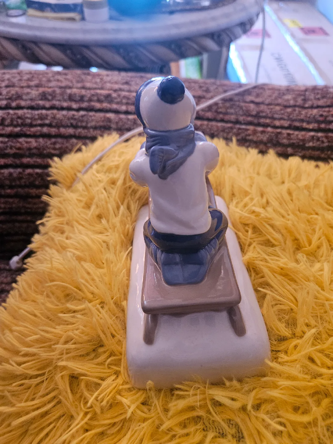 Porcelain  De Cuernavaca  Of Two Children Sledding image indicator(4)