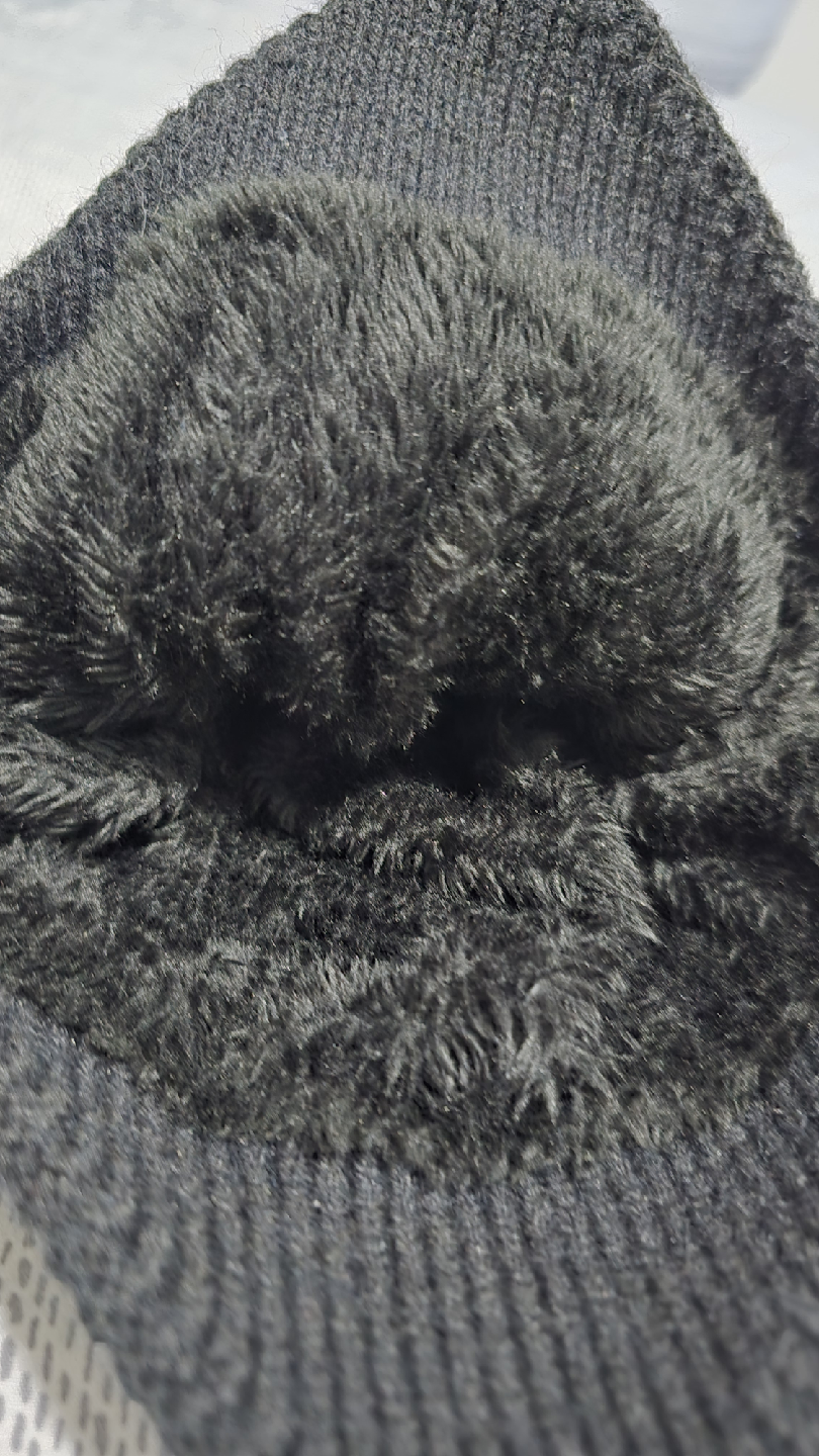 Black Knit Trapper Hat - photo 3