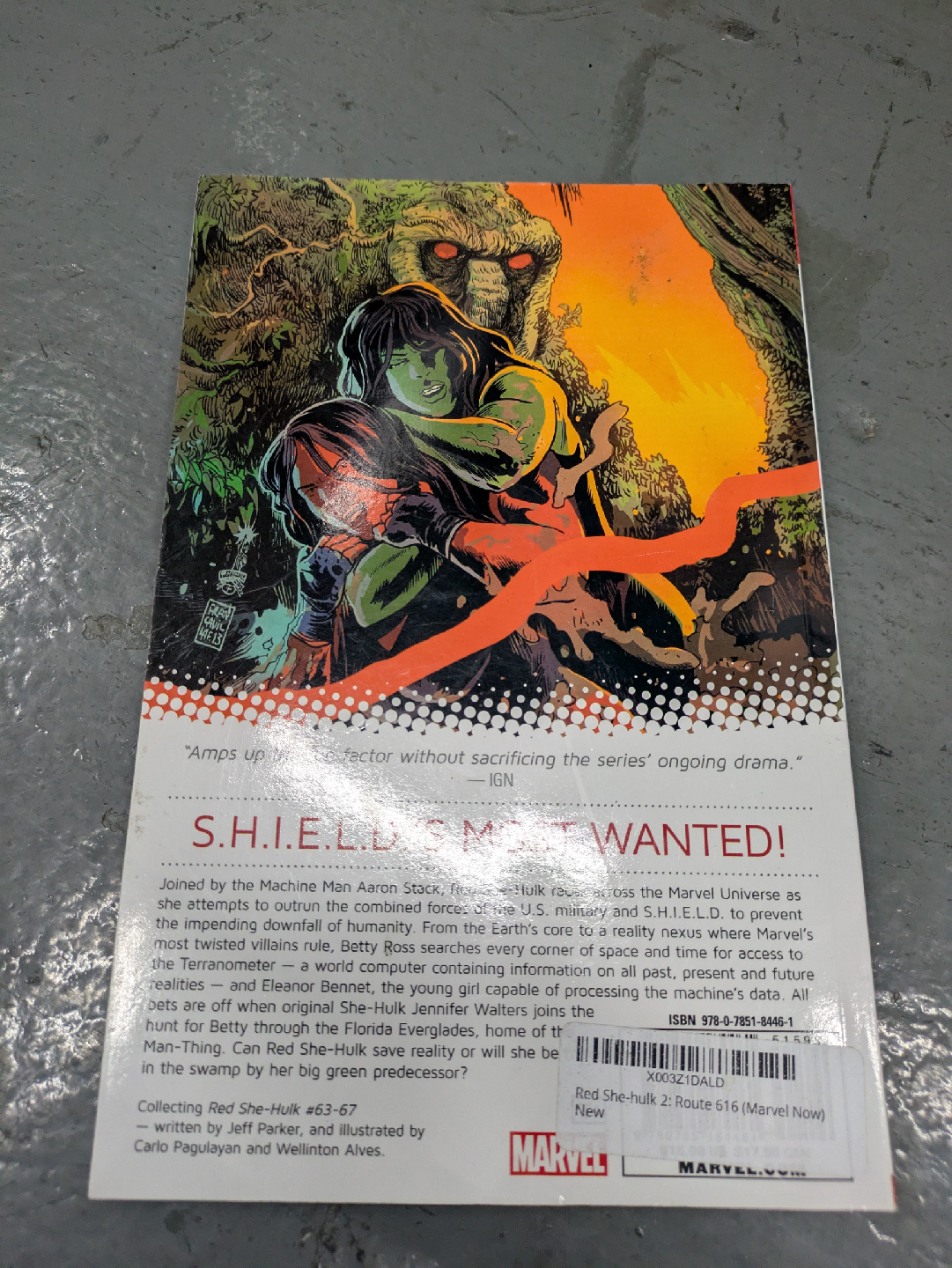 Red She-Hulk: Route 616 (Marvel Now) Comic Book - photo 2