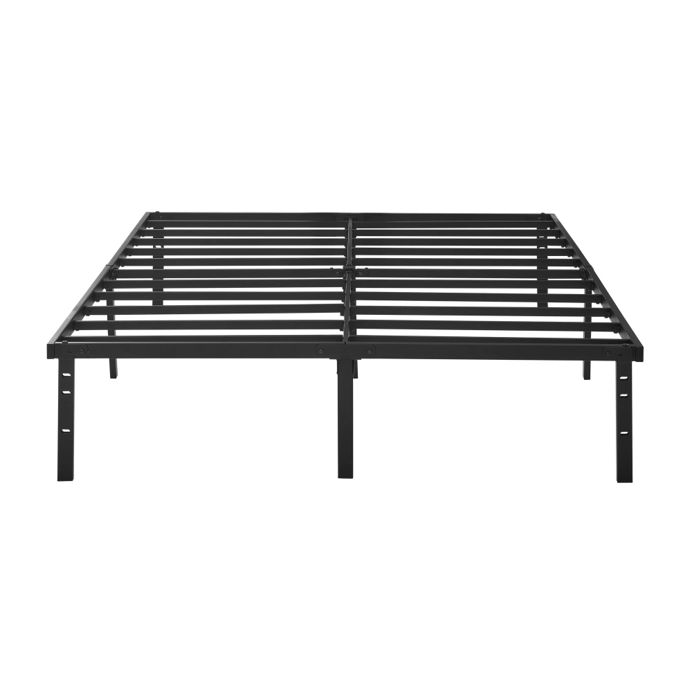 Mainstays Queen Slat Metal Bed Frame - Black