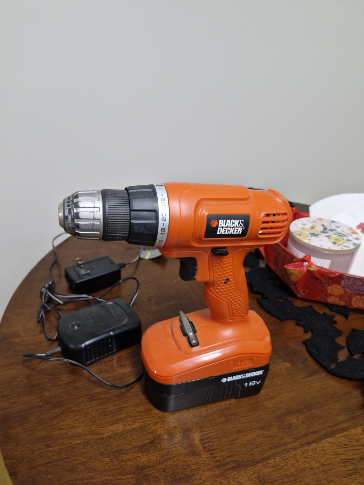 Black & Decker 18V Cordless Drill