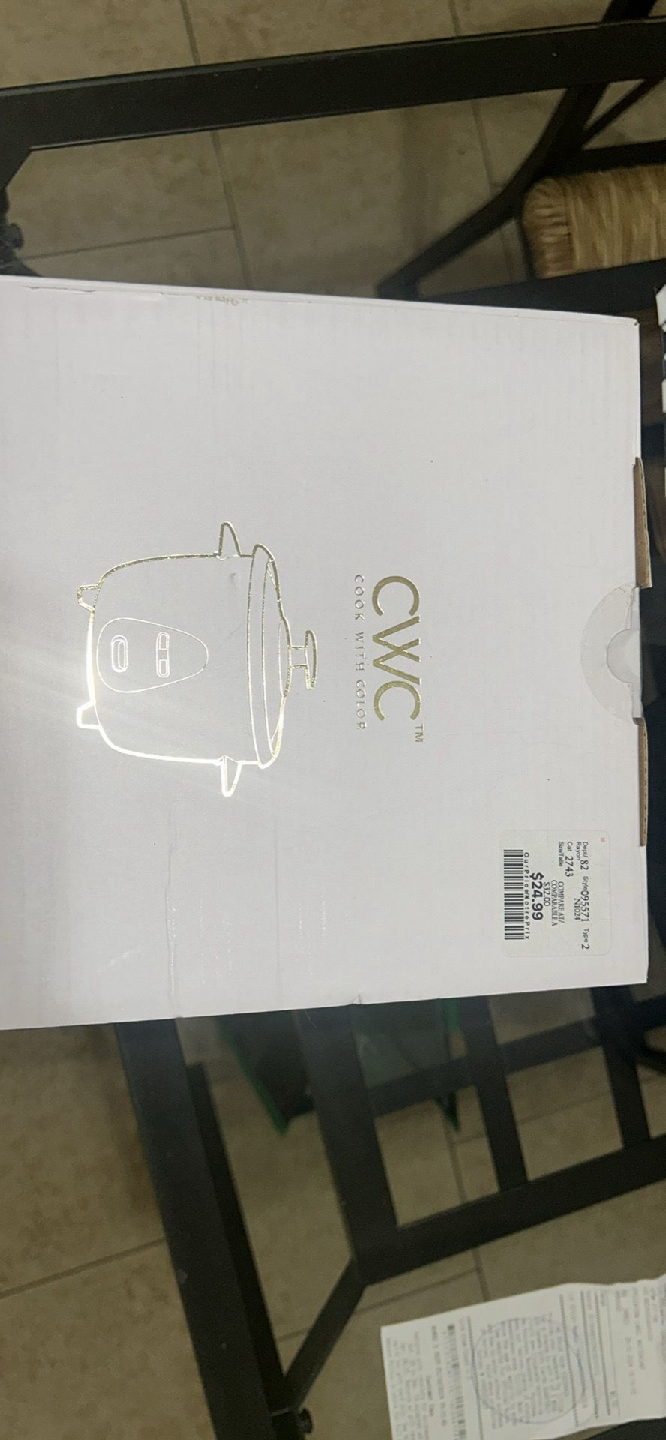 New CWC Rice Cooker - 6 Cups Capacity - photo 3