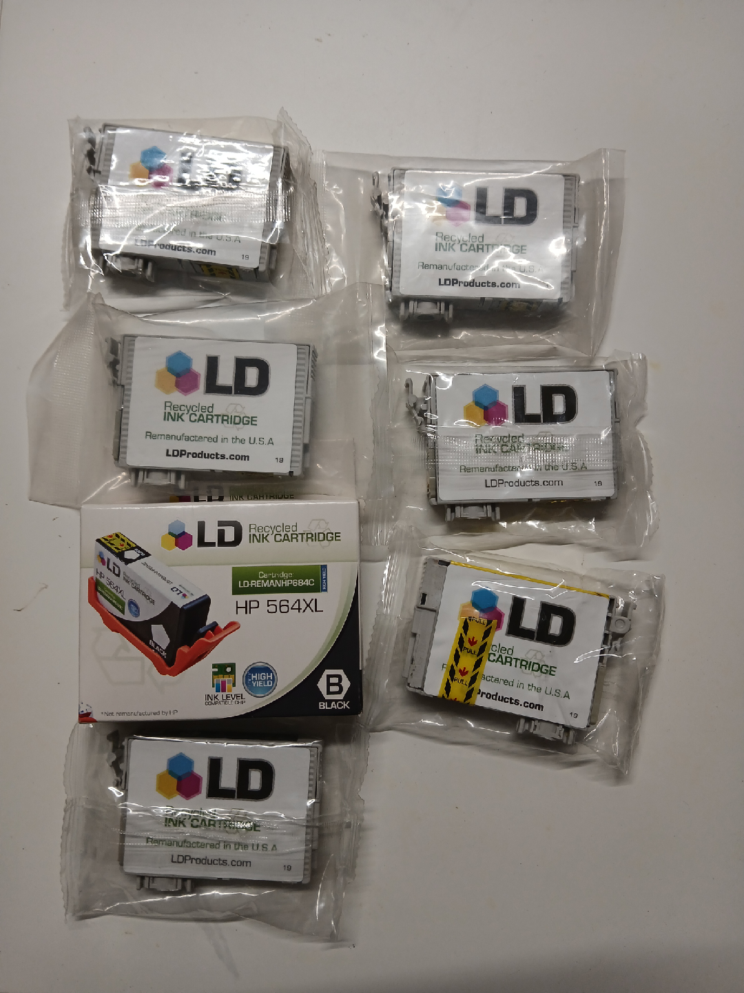 LD Remanufactured Ink Cartridges - HP 564XL