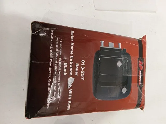 AP PRODUCTS BAUER KEY'D-A-LIKE MOTOR HOME ENTRANCE LOCK WITH KEY image indicator(2)