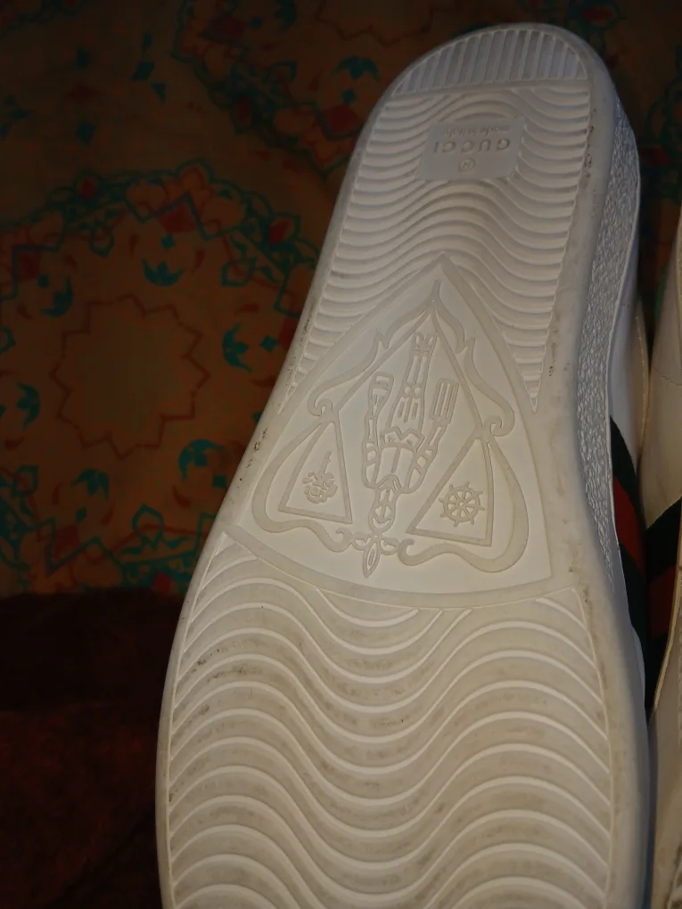 Gucci White Leather Sneakers image indicator(7)