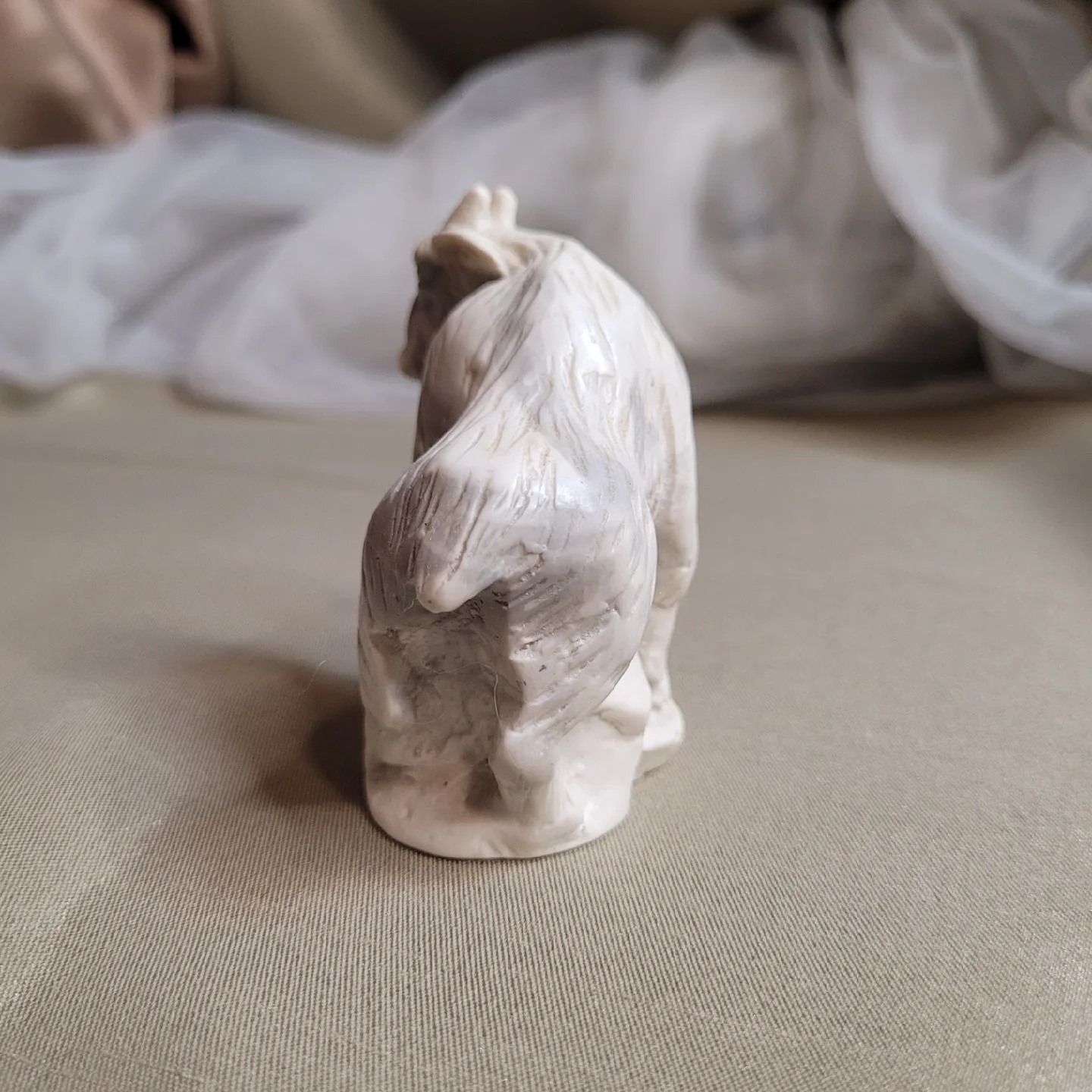 Vintage Pearlite Marblecraft Mountain Goat 2 3/4" Figurine image indicator(4)