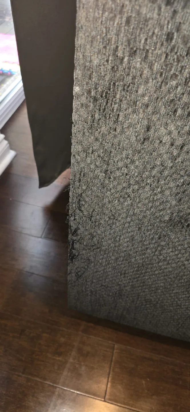 Grey Sectional Sofa - Some Wear (W/Queen size pullout) image indicator(2)