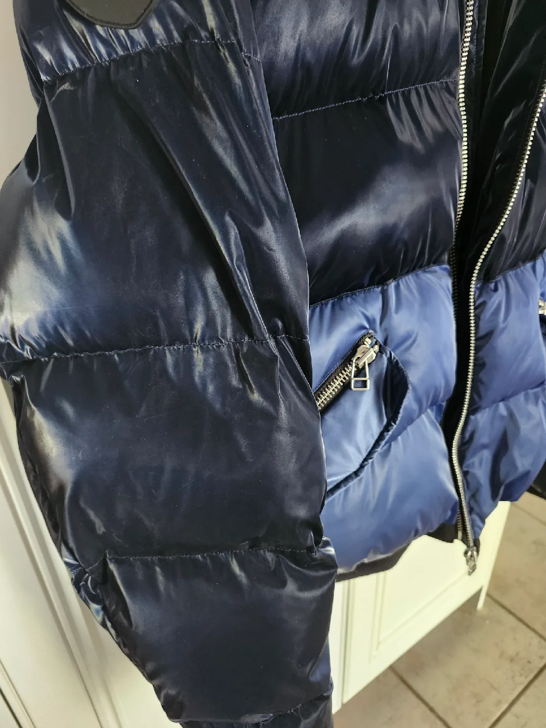 Woodbecker Puffer Jacket - Blue image indicator(4)