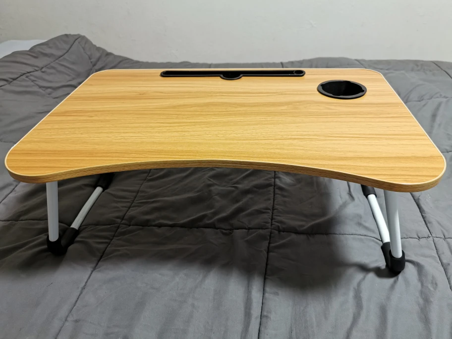 Foldable Laptop Desk with Cup Holder