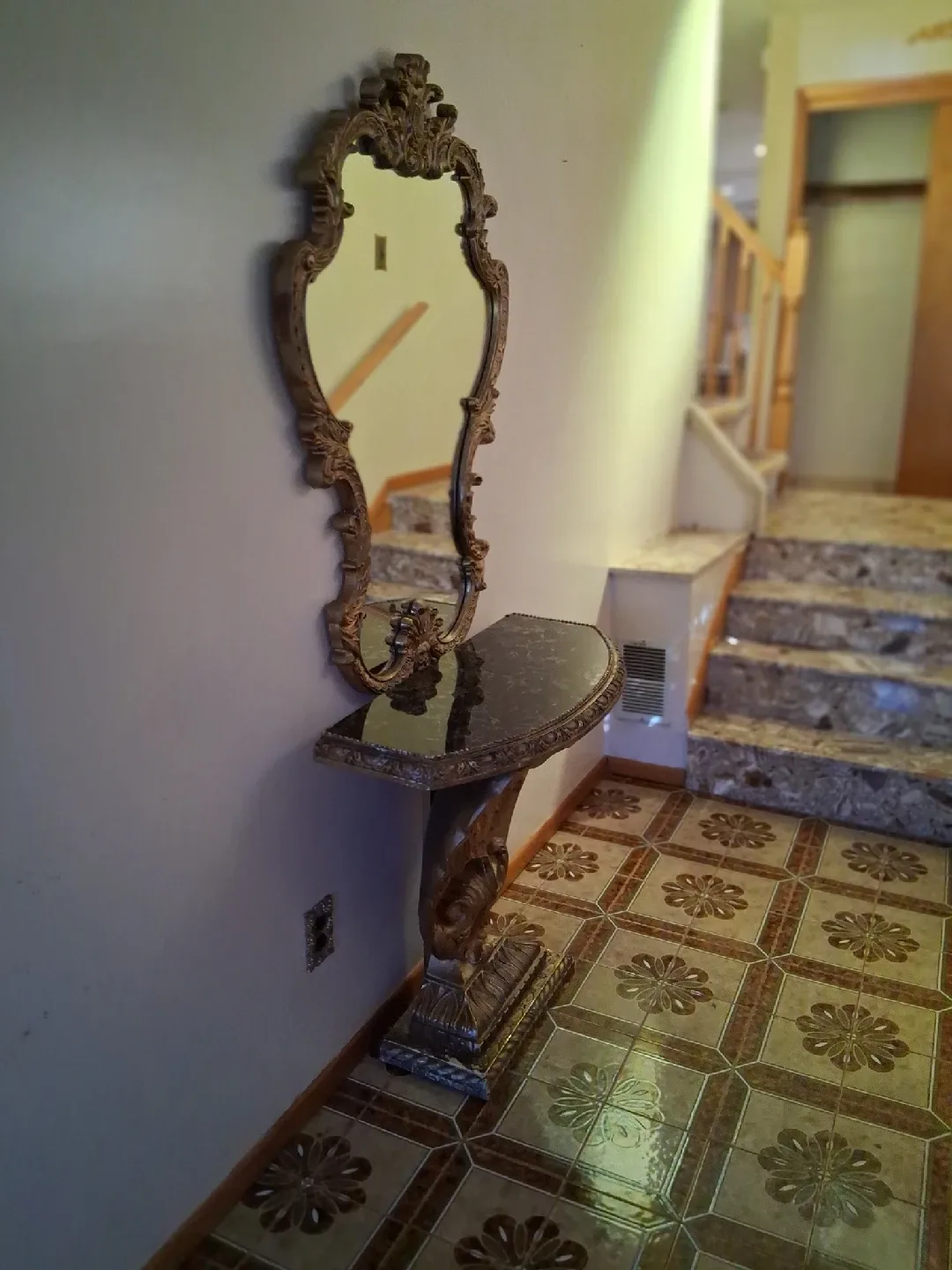 Hollywood Regency Half Moon Table image indicator(7)