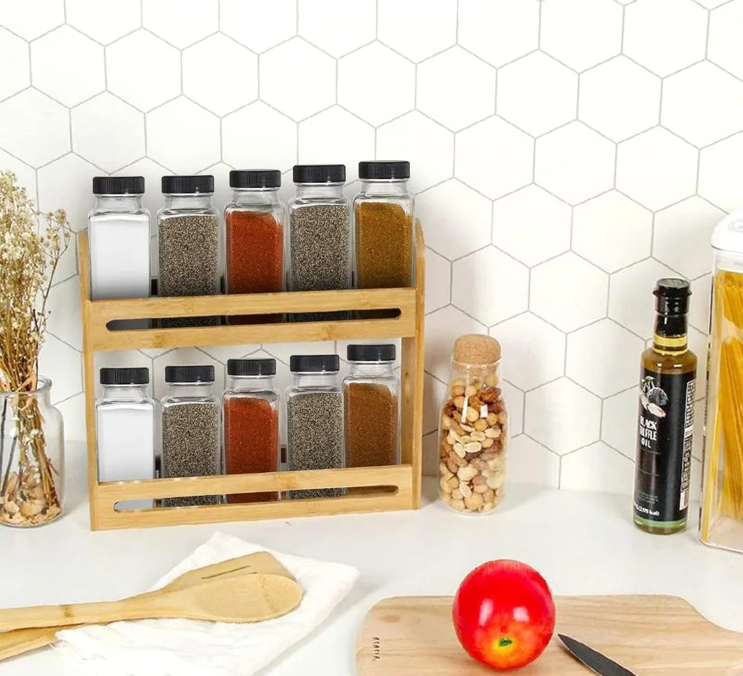 17 oz Glass Spice Jars - Set of 11 image indicator(4)