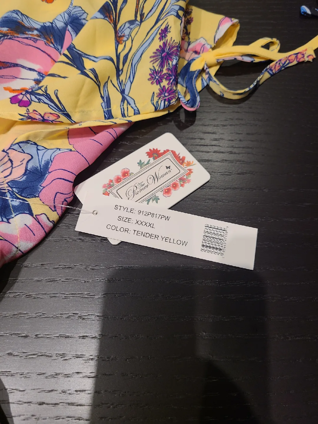 The Pioneer Woman Yellow Floral Top XXXXL image indicator(3)