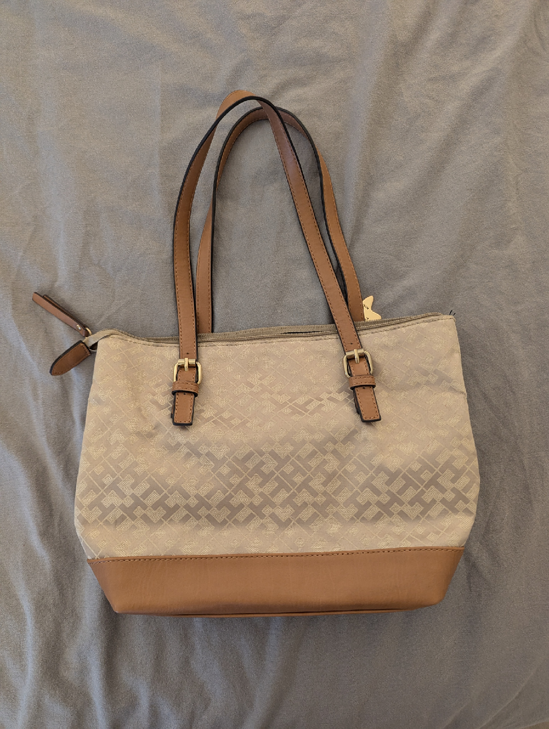 Tommy Hilfiger Beige/Brown Tote Bag - photo 2