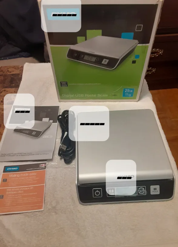 DYMO M25 Digital USB Postal Scale - Like New! thumbnail