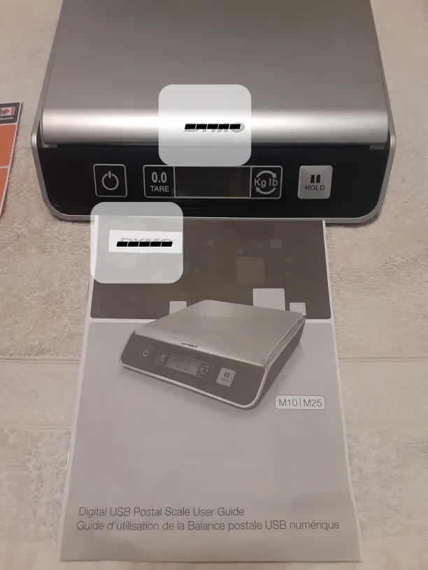 DYMO M25 Digital USB Postal Scale - Like New! image indicator(4)