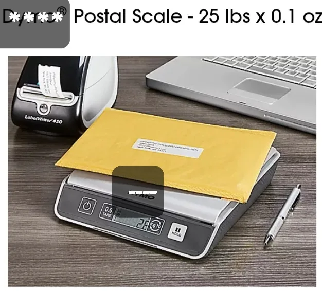 DYMO M25 Digital USB Postal Scale - Like New! image indicator(5)