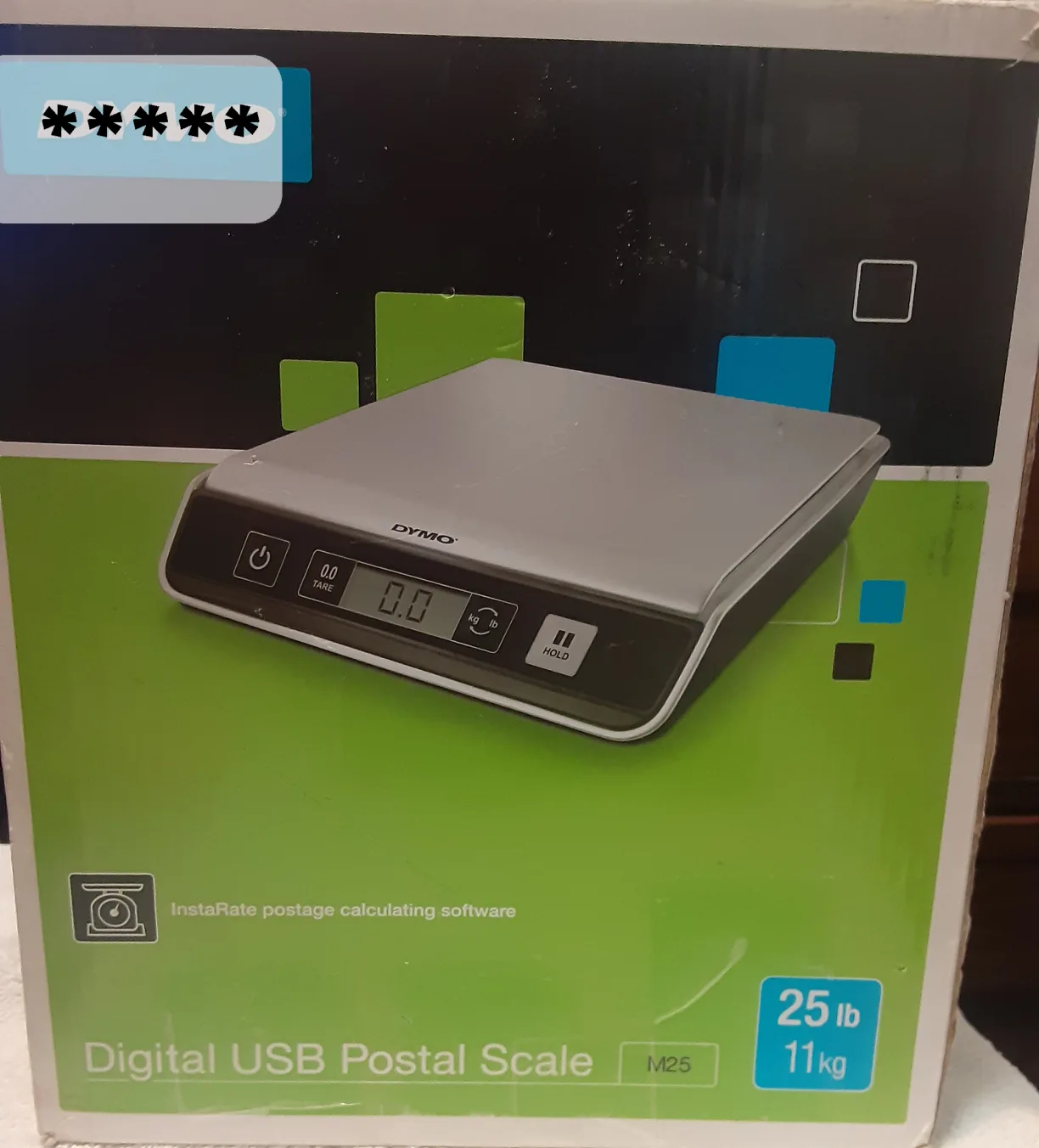 DYMO M25 Digital USB Postal Scale - Like New! image indicator(6)