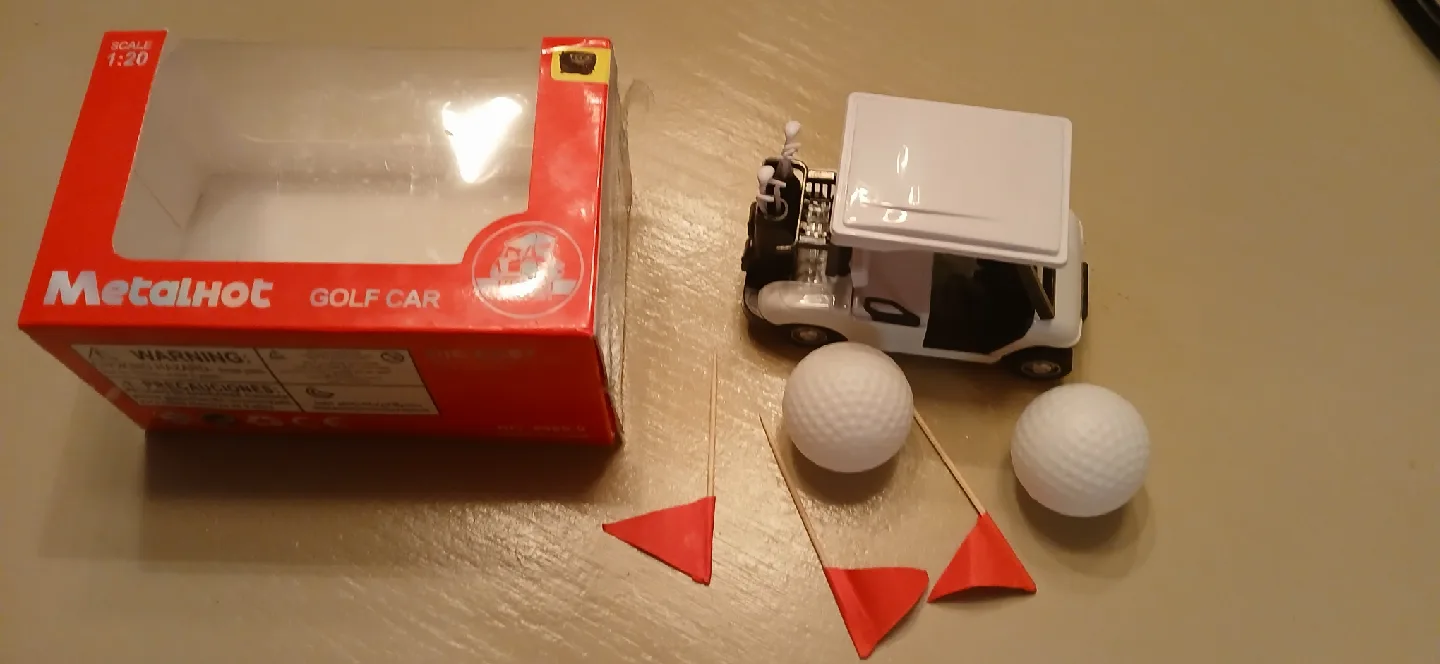 Cake Topper or cute golf cart for display. image indicator(3)