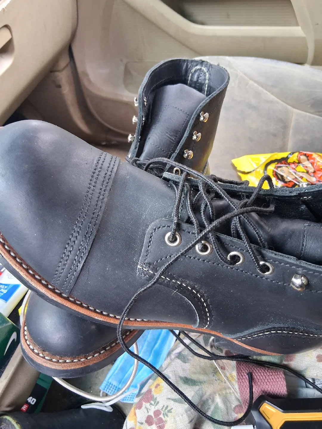 Red Wing Iron Ranger Black Boots image indicator(2)