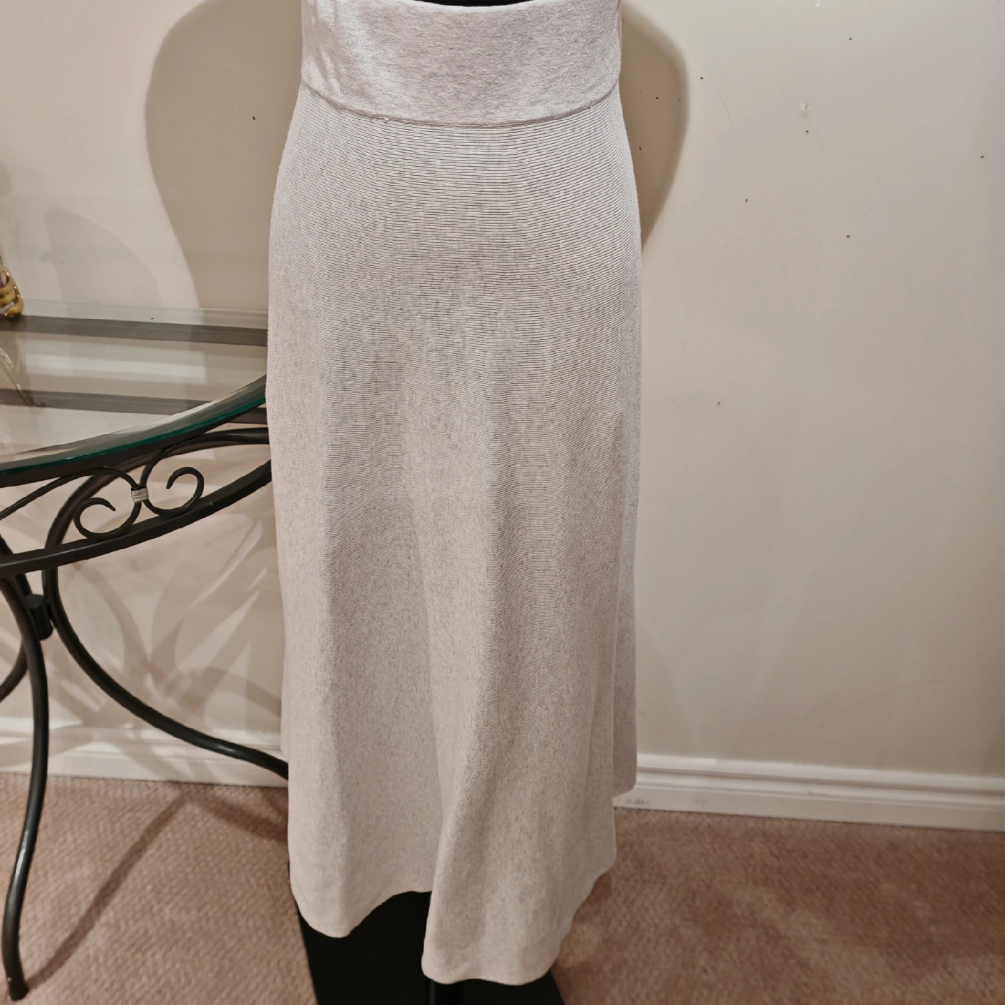 ZaraGrey Knit Midi Skirt - photo 3