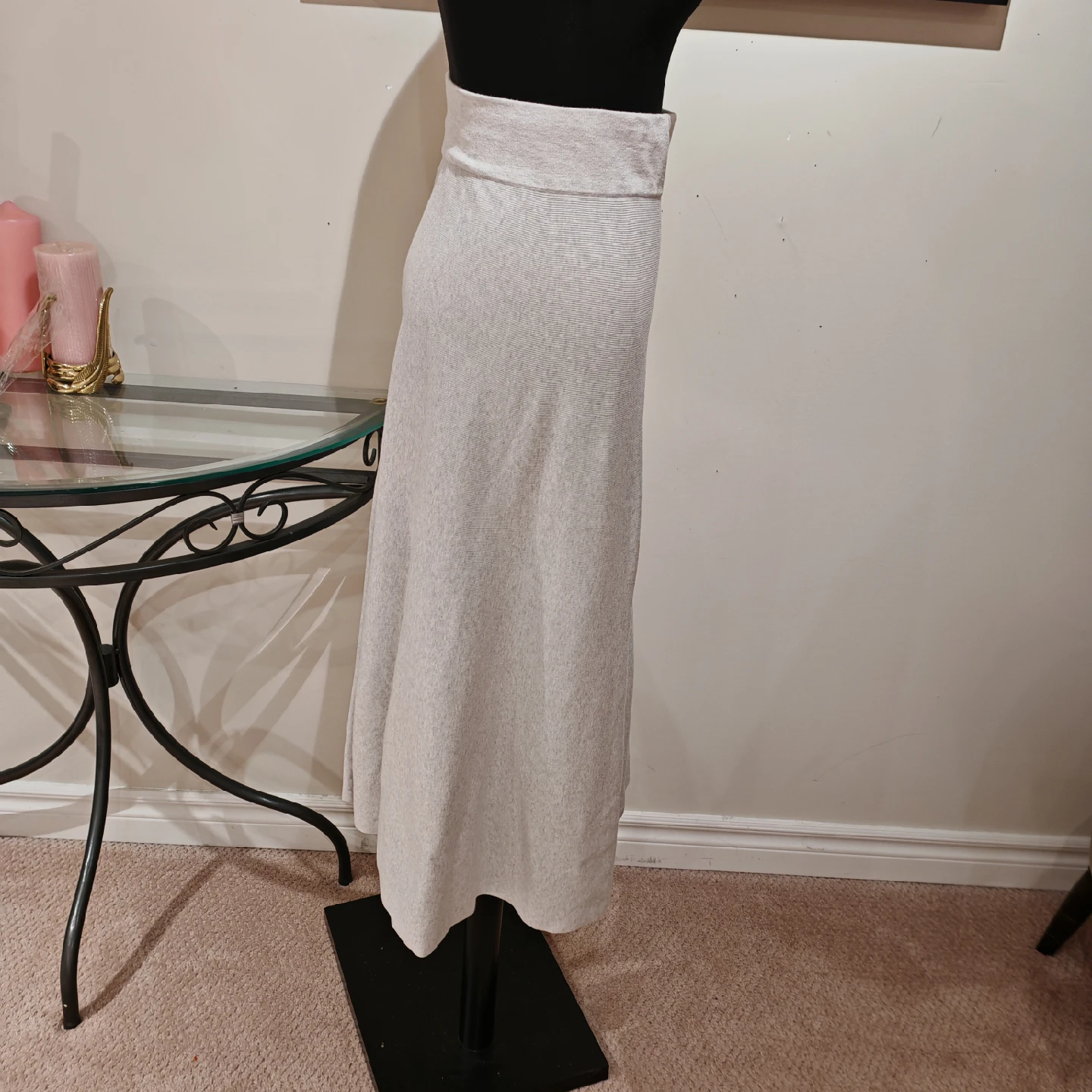 ZaraGrey Knit Midi Skirt - photo 4